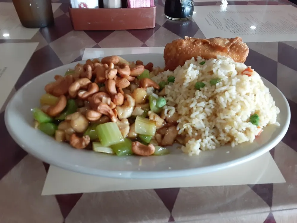 Fried Rice and Egg Roll
