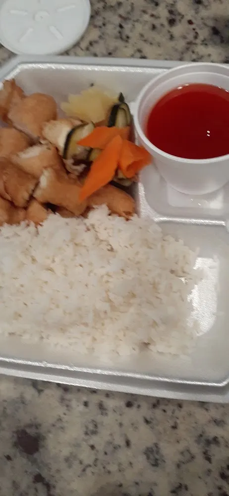 Orange Chicken with Rice